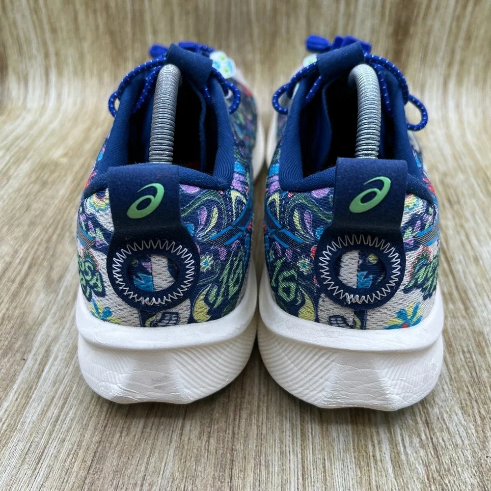ASICS Noosa Tri 16 Men's Size 11.5 Dia De Meuertos Skull Floral Shoes 1011C029